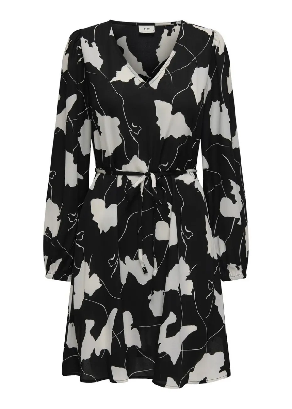 JDY Black Divya Shift Mini Dress