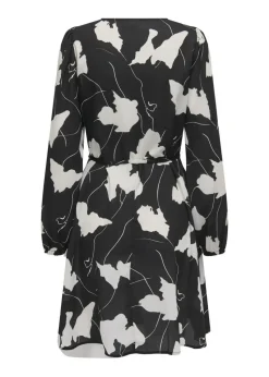 JDY Black Divya Shift Mini Dress