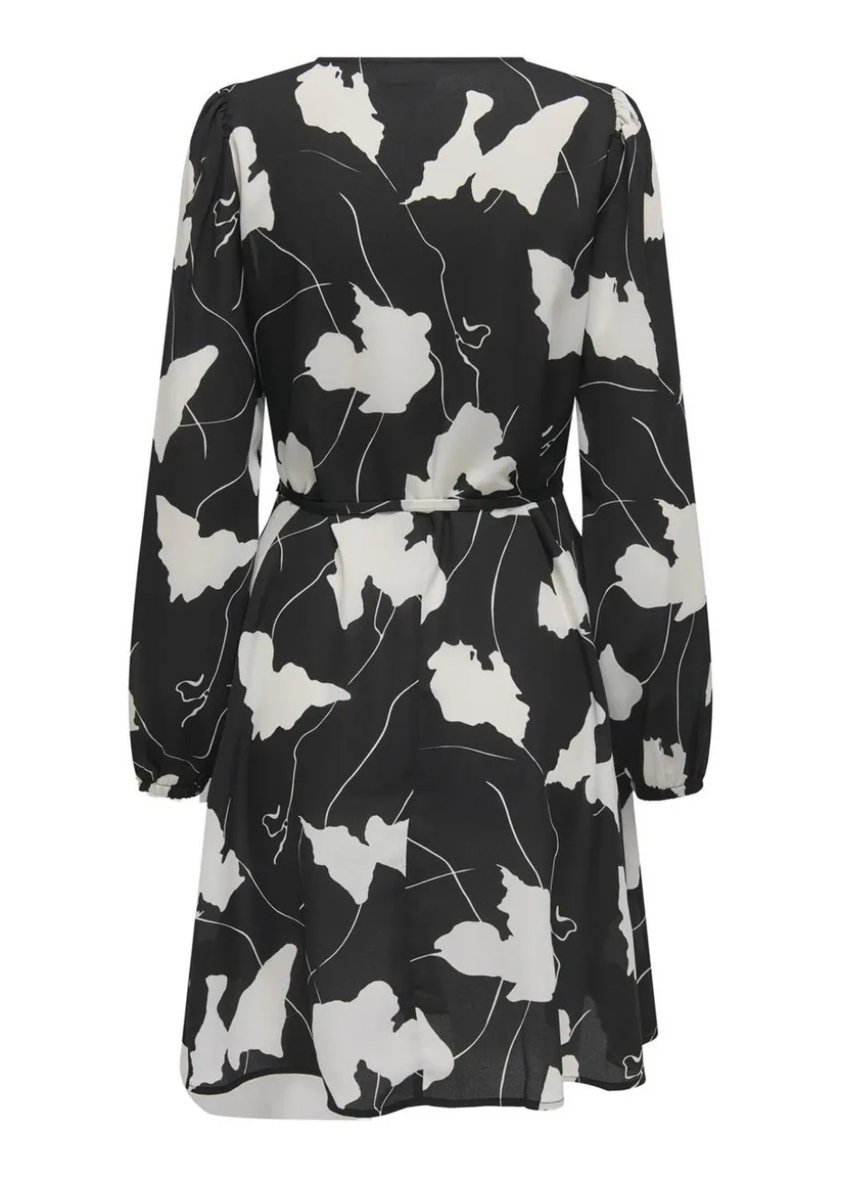 JDY Black Divya Shift Mini Dress