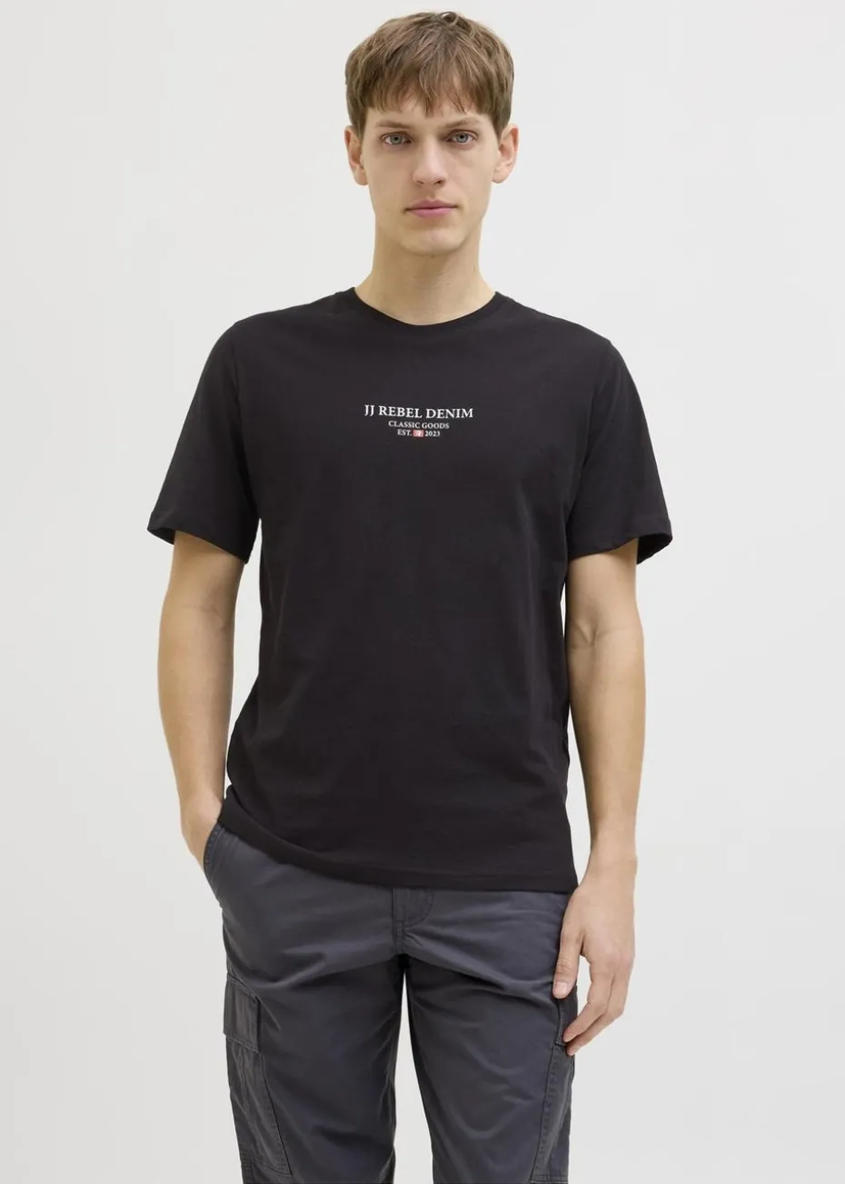 JJ Rebel Black Logo T-Shirt