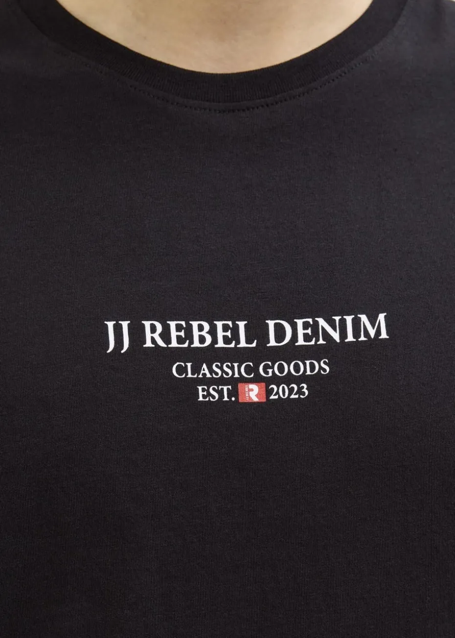 JJ Rebel Black Logo T-Shirt