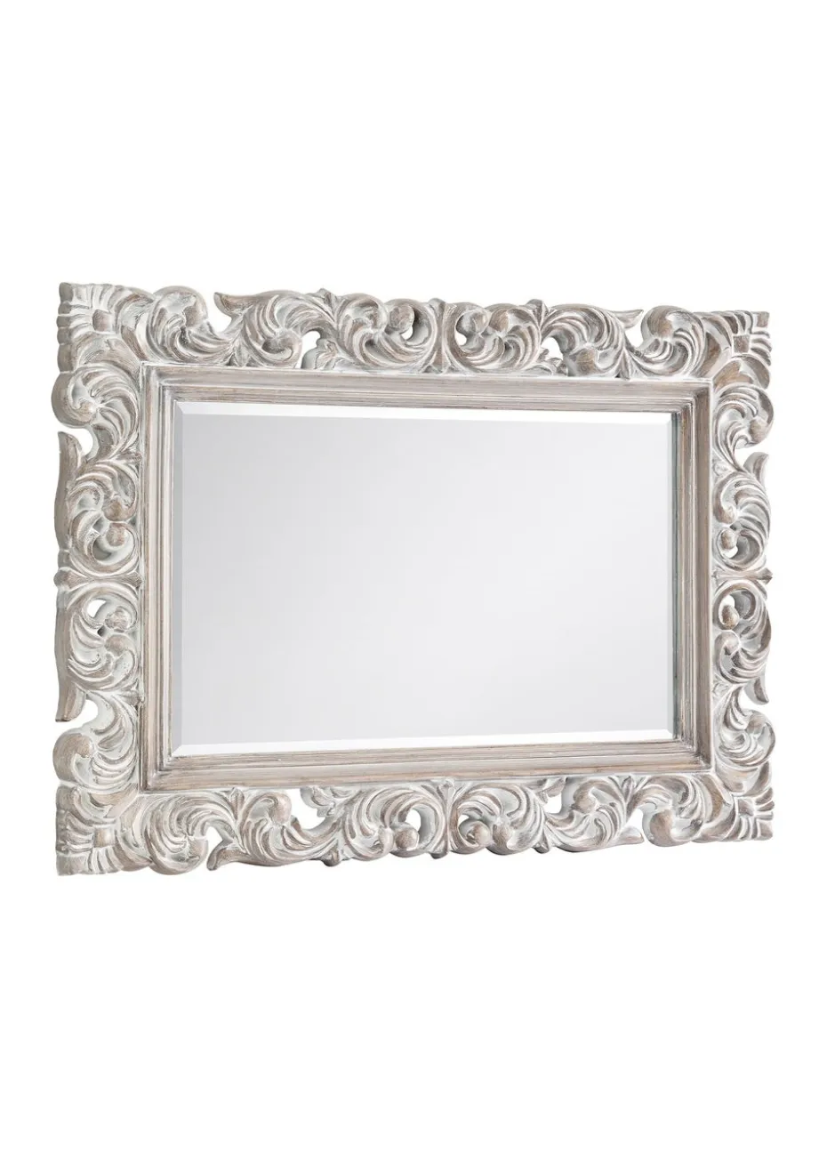 Julian Bowen Baroque Distressed Wall Mirror (82 x 113 x 4cm)