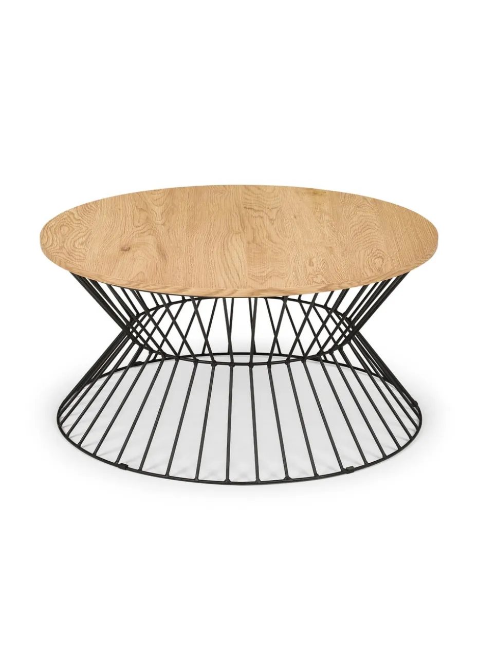 Julian Bowen Jersey Round Wire Coffee Table (40 x 80 x 80 cm)