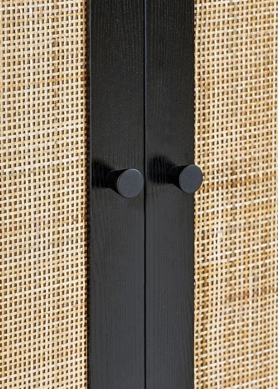 Julian Bowen Padstow Wardrobe in Black (190 x 80 x 56cm)