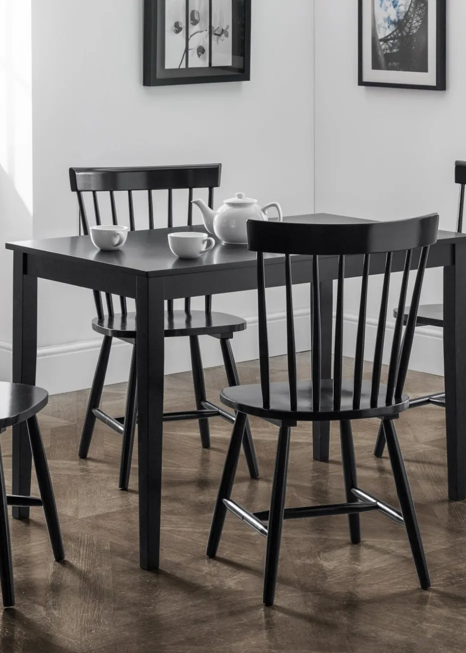 Julian Bowen Set Of 4 Torino Chairs (90 x 52 x 49 cm)