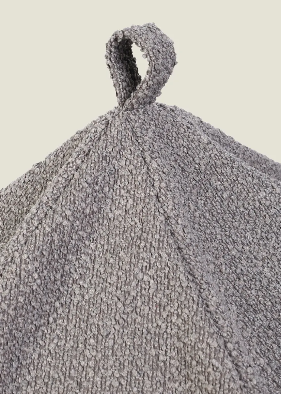 Kaikoo Dove Grey Boucle Beanbag