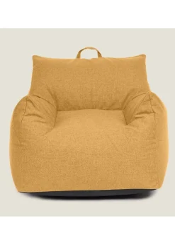 Kaikoo Ochre Large Single Chair in Luxury Brushed Polyester