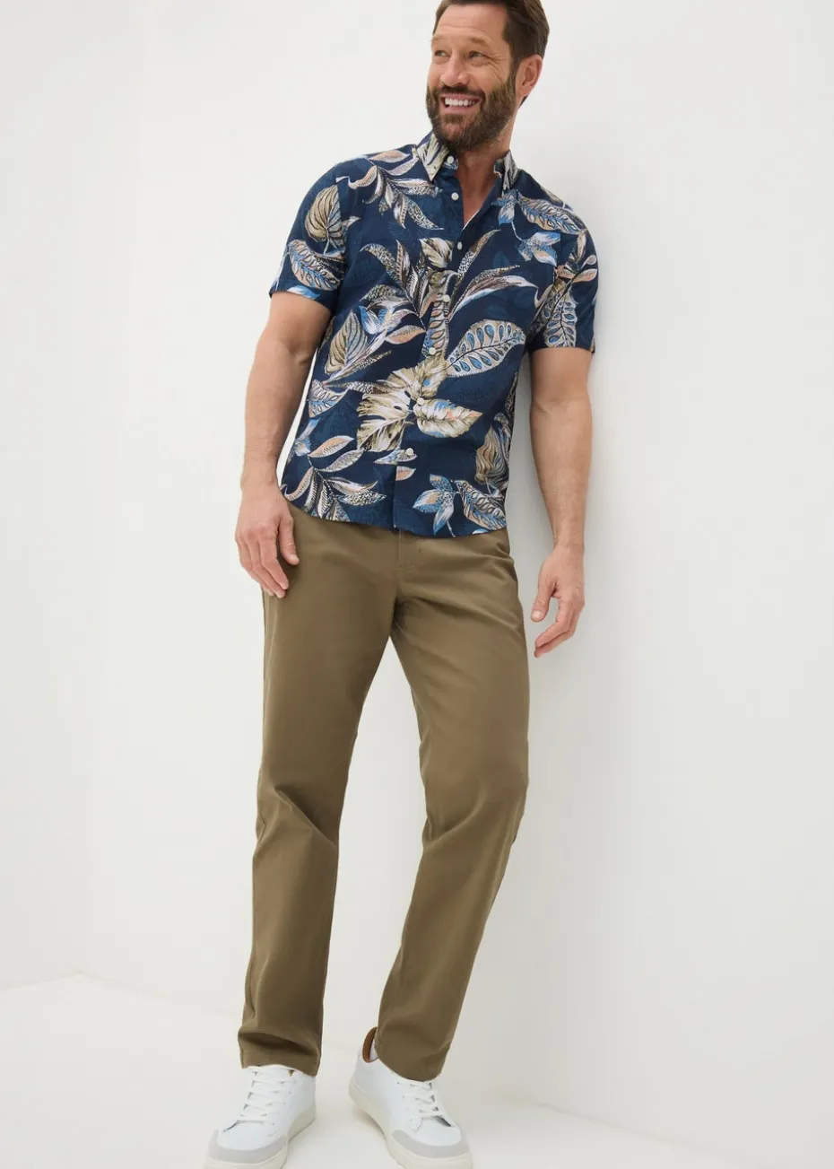 Khaki Regular Fit Jeans