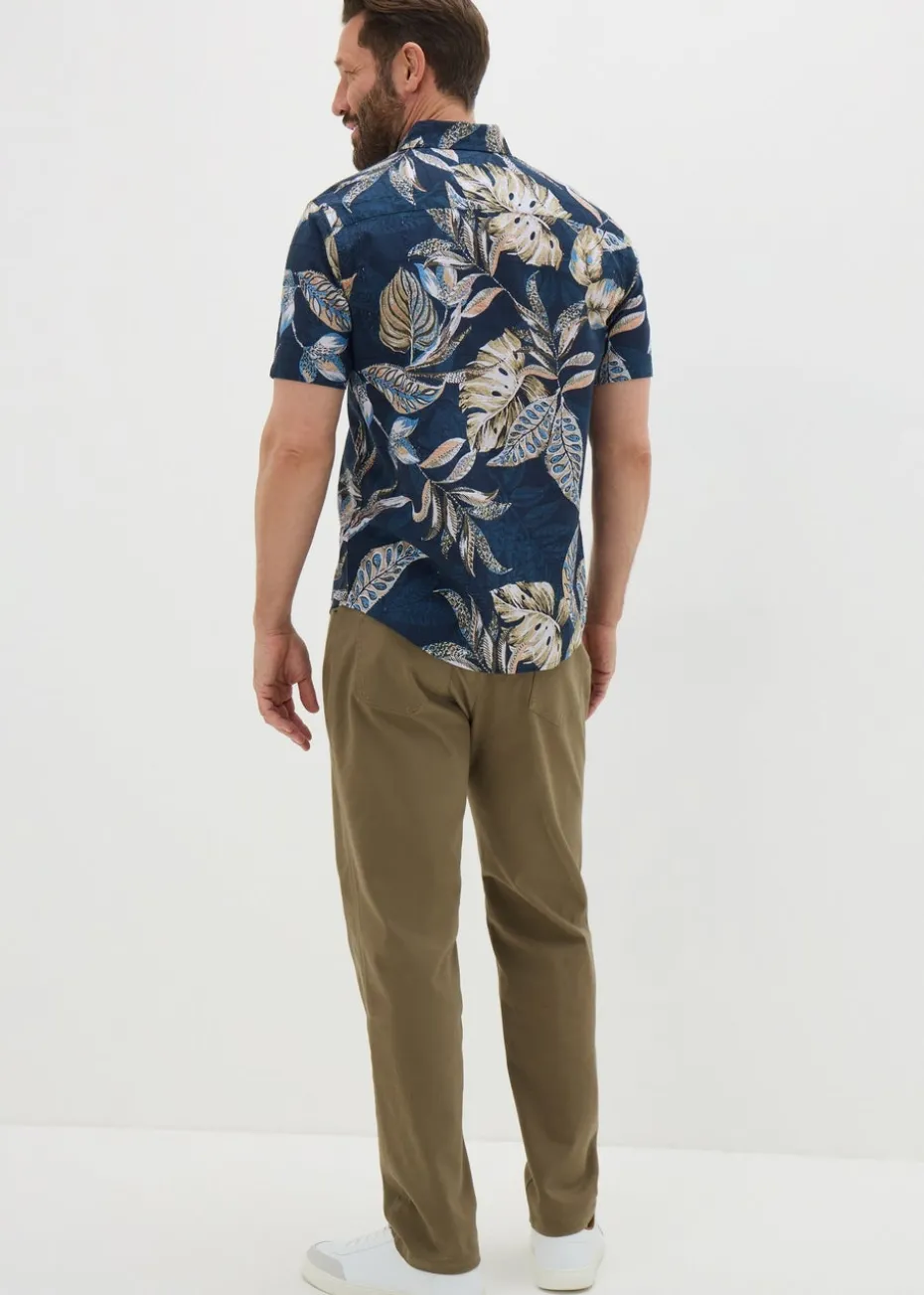 Khaki Regular Fit Jeans