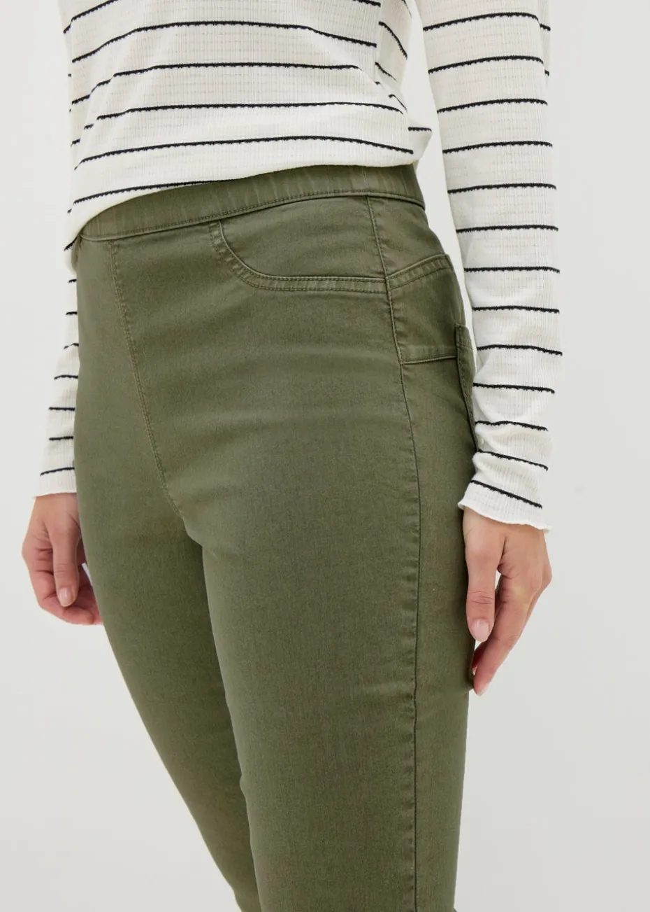 Khaki Rosie Jeggings