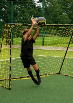 Kickmaster Yellow Heavy Duty Goal 7ft (H153cm x W210cm x L75cm)