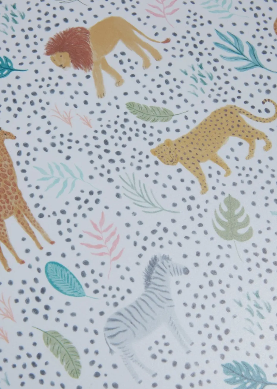 Kids Multicolour Safari Padded Placemat