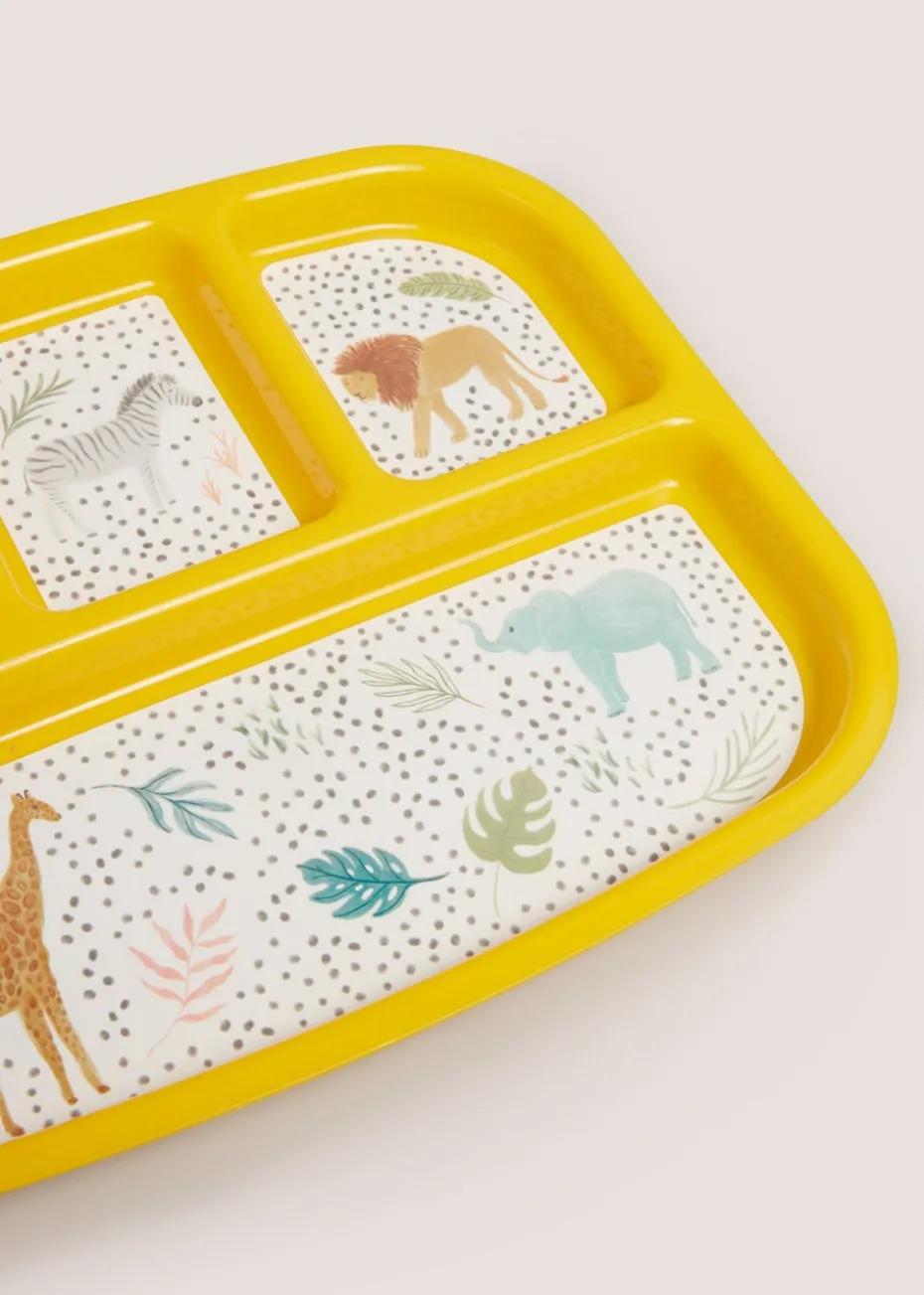 Kids Multicolour Safari Padded Placemat
