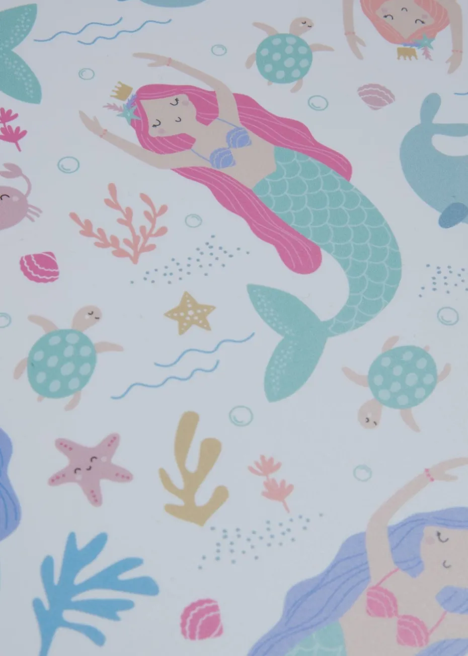 Kids Pink 3 Piece Mermaid Dinner Set
