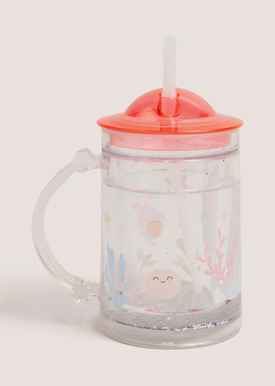 Kids Pink 3 Piece Mermaid Dinner Set