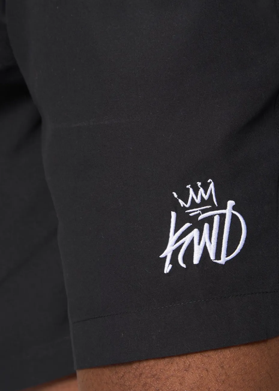 Kings Will Dream Black Crosby Swim Shorts