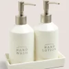 Laundry Co Natural Speckle Basin Set (19cm x 11cm x 3cm)
