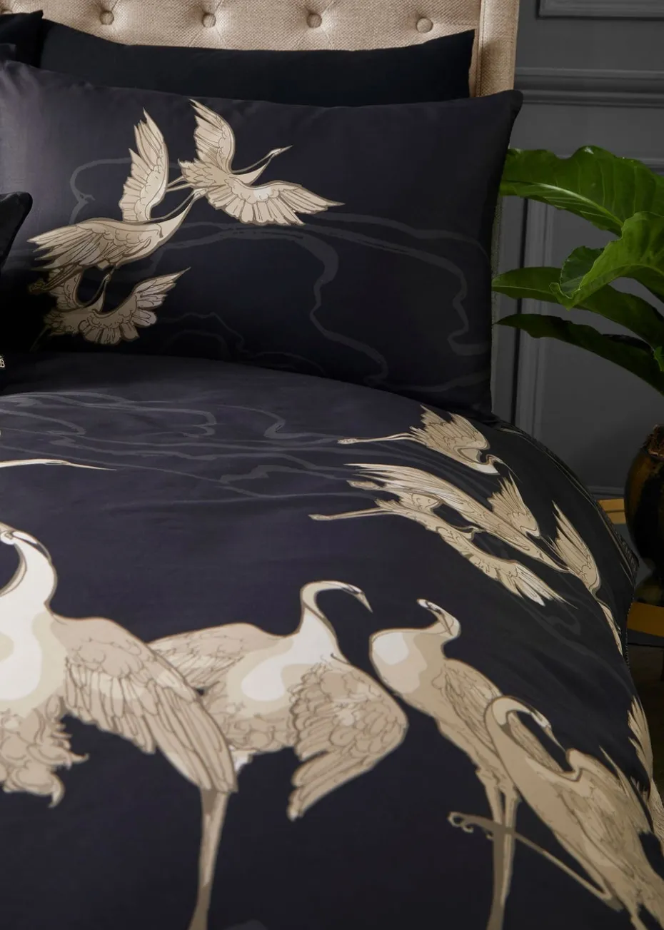 Laurence Llewelyn-Bowen Kireina Black Duvet Cover Set