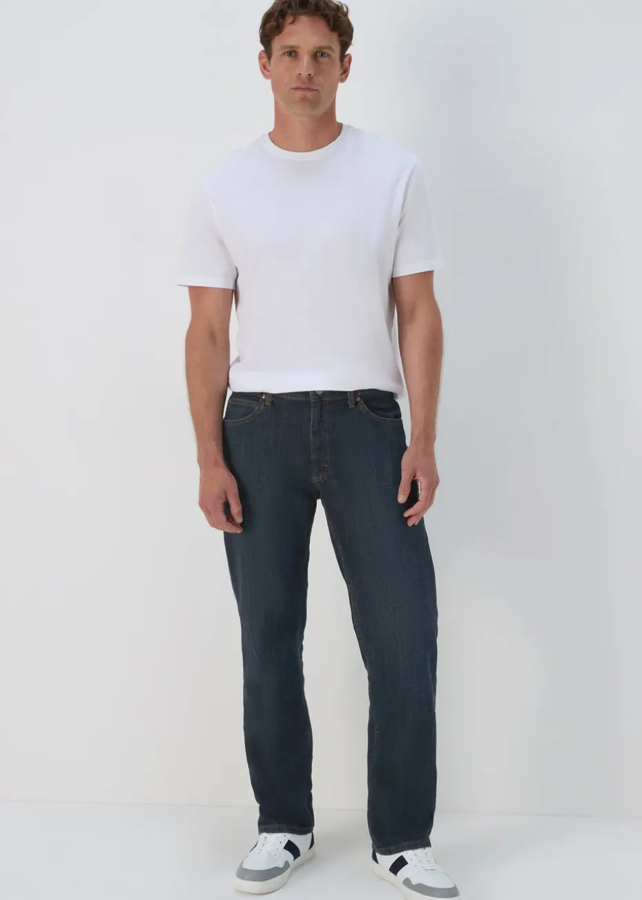 Lee Dark Wash Straight Fit Jeans