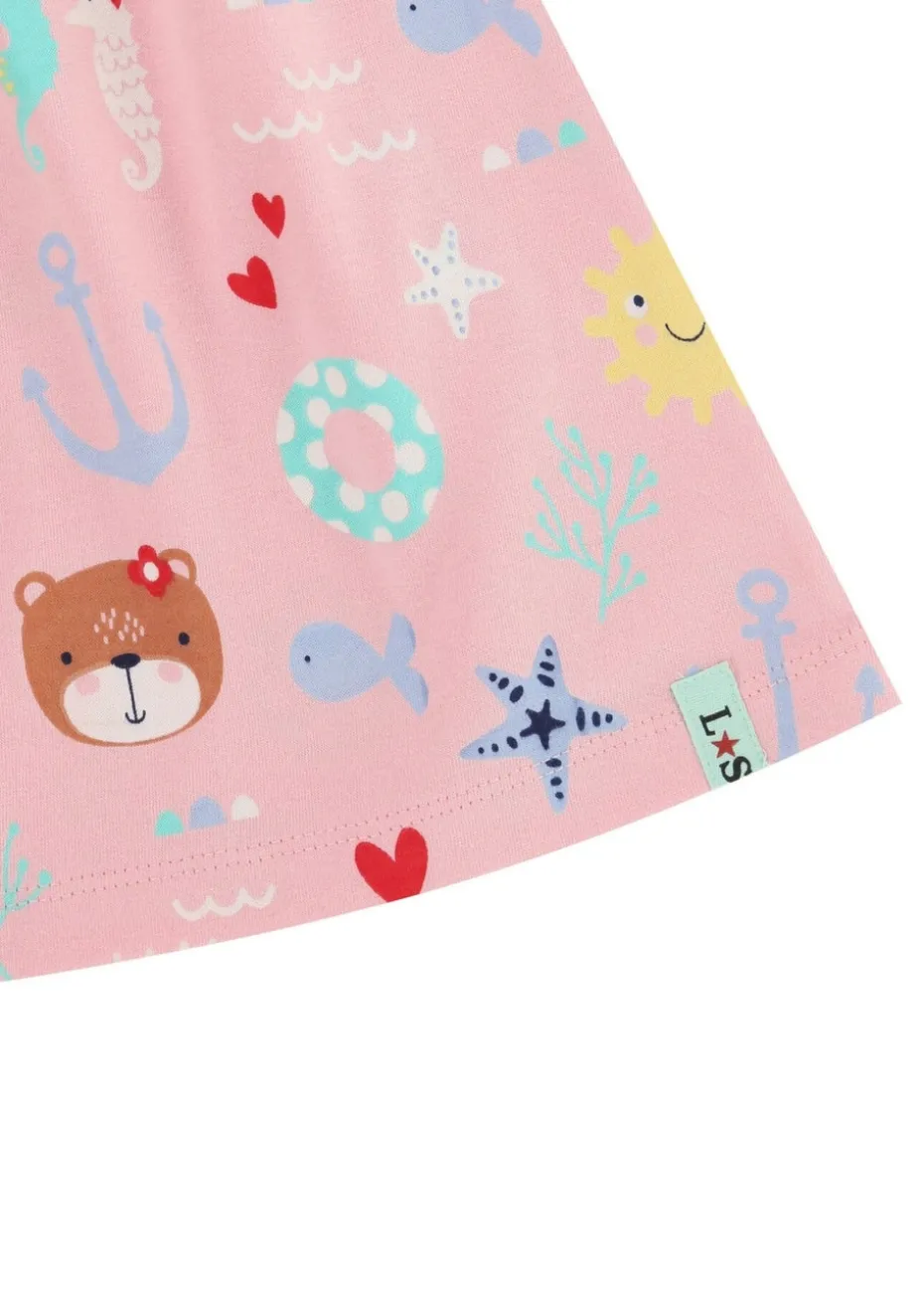 Lilly & Sid Multicoloured Lilly & Friends Print Dress (0-8 Years)