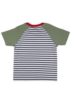 Lilly & Sid Multicoloured Sid On Plane Applique Top (0-8 Years)
