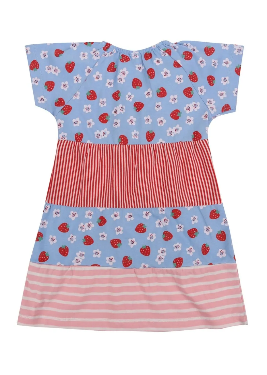Lilly & Sid Multicoloured Strawberry Print Dress (0-8 Years)