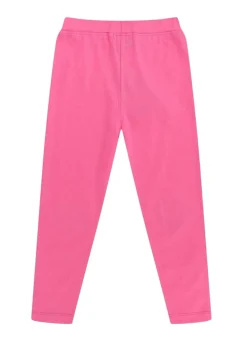 Lilly & Sid Pink Lilly Applique & Stripe Print Leggings 2 pack (24 Months- 8 Years)