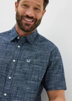 Lincoln Navy Slub Shirt