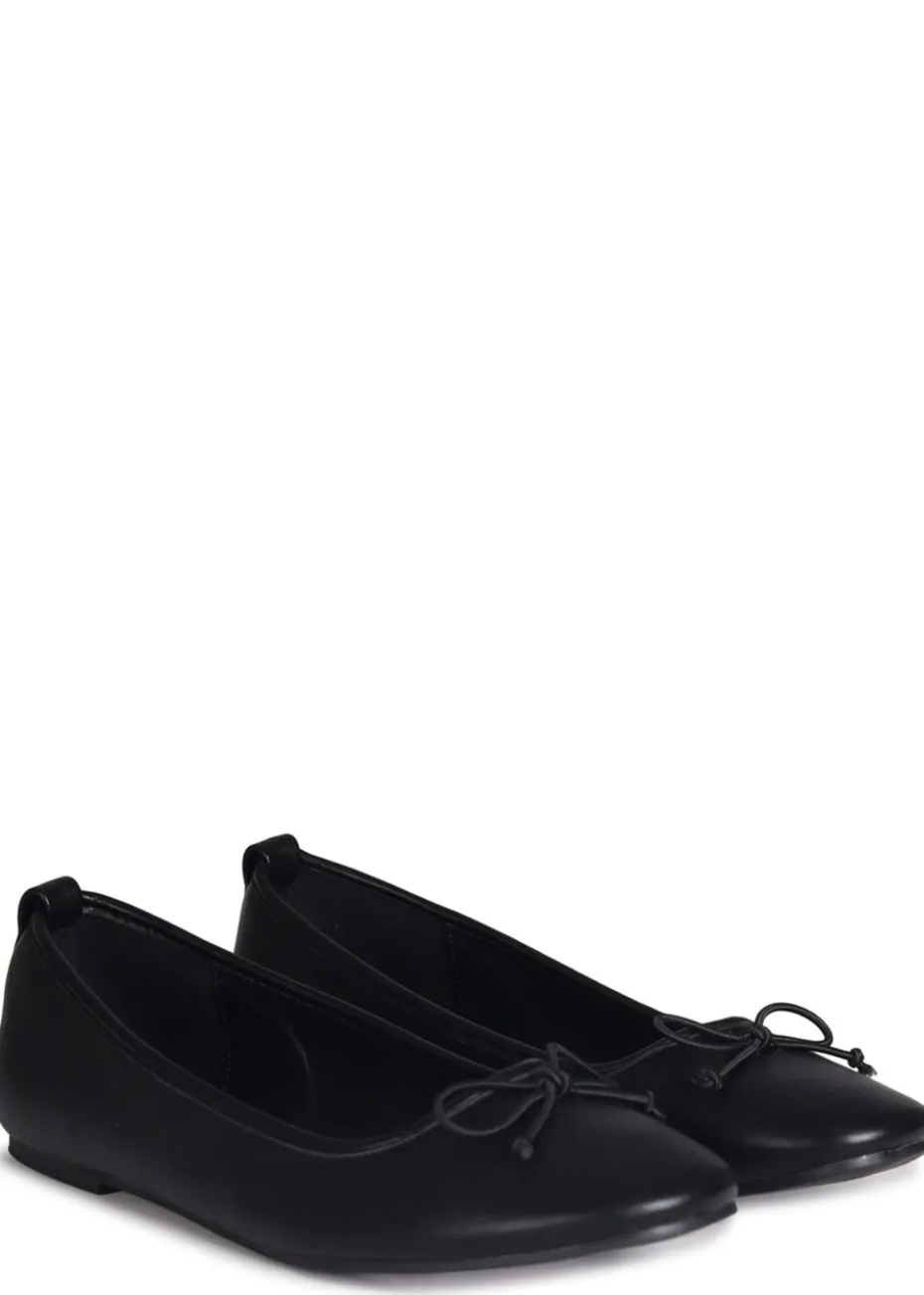 Linzi Este Black Faux Leather Pump