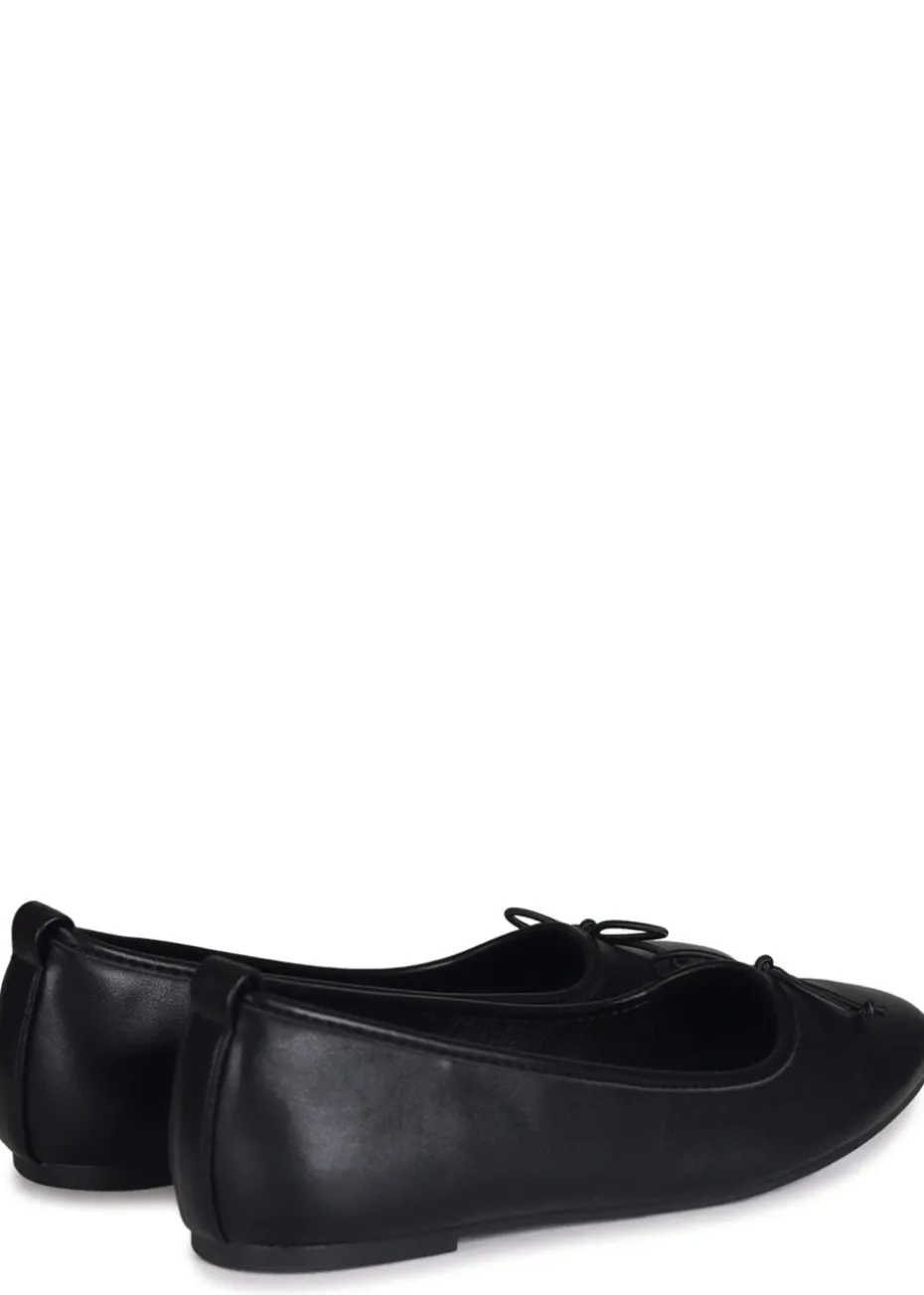 Linzi Este Black Faux Leather Pump