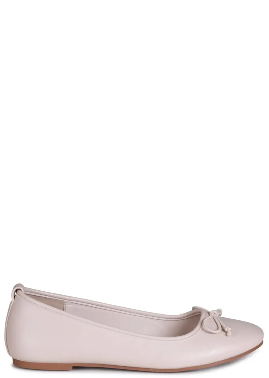 Linzi Este Sand Faux Leather Pump