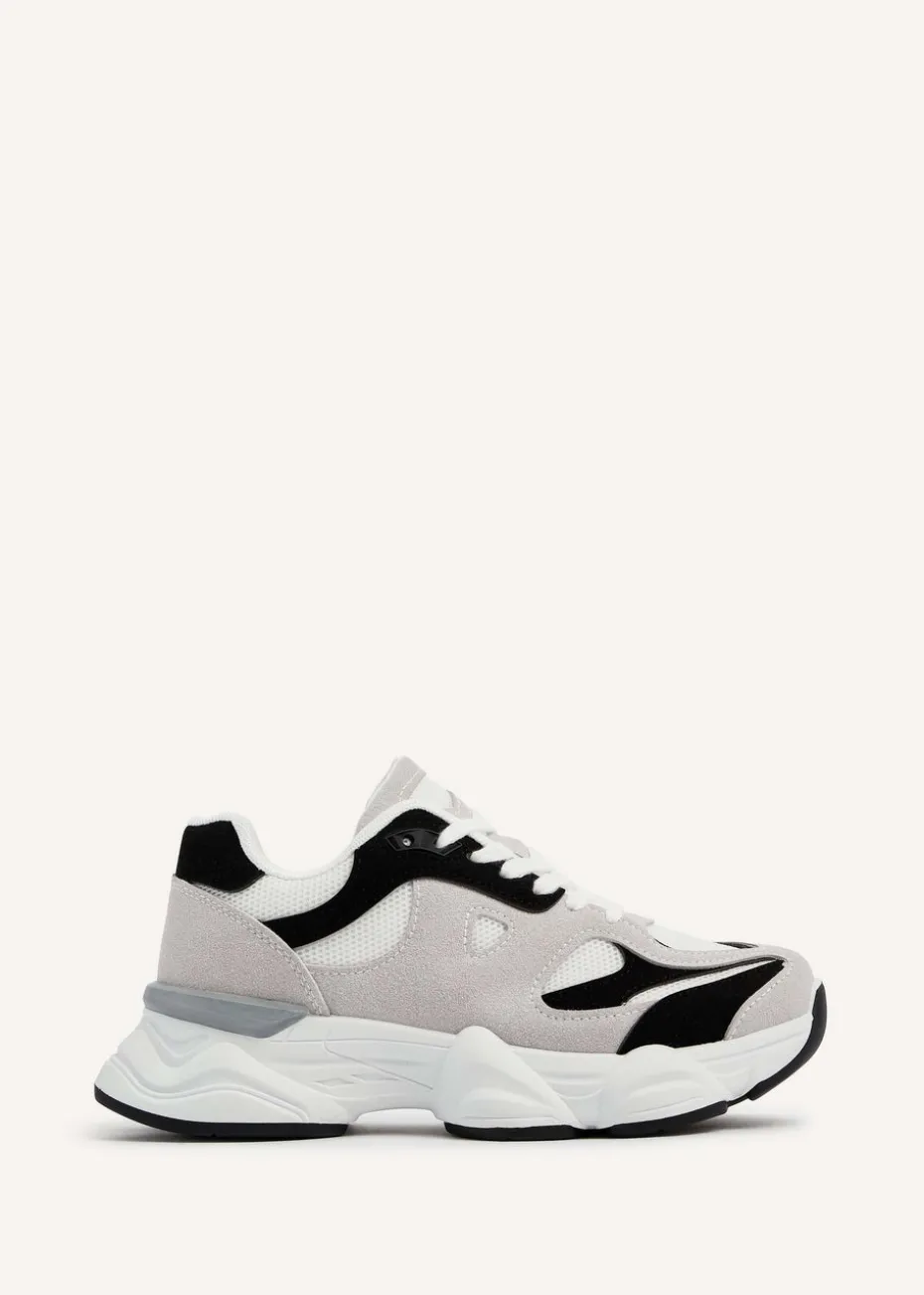 Linzi Hackney Black/Grey Two Tone Trainer