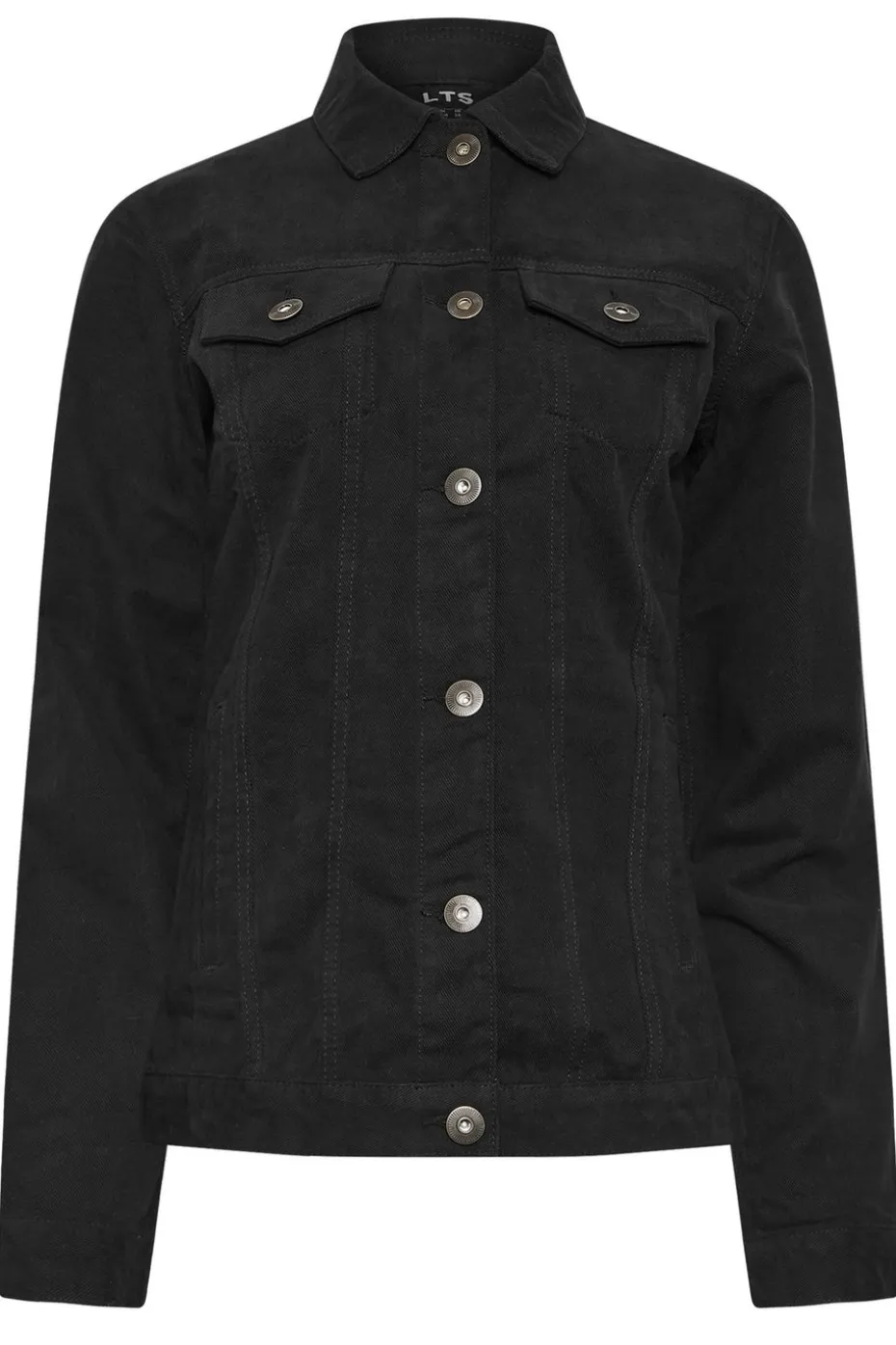 Long Tall Sally Black Denim Button Through Jacket