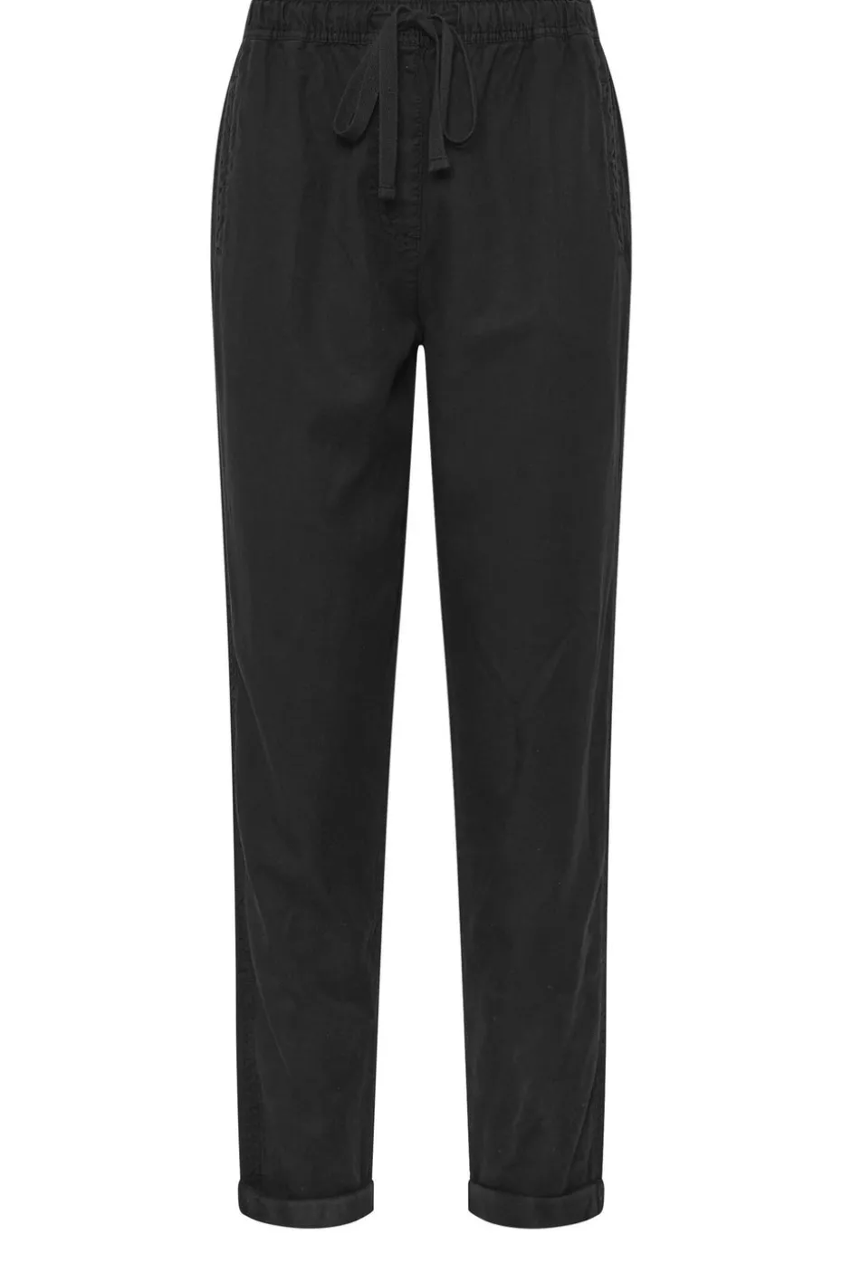 Long Tall Sally Black Lyocell Blend Joggers