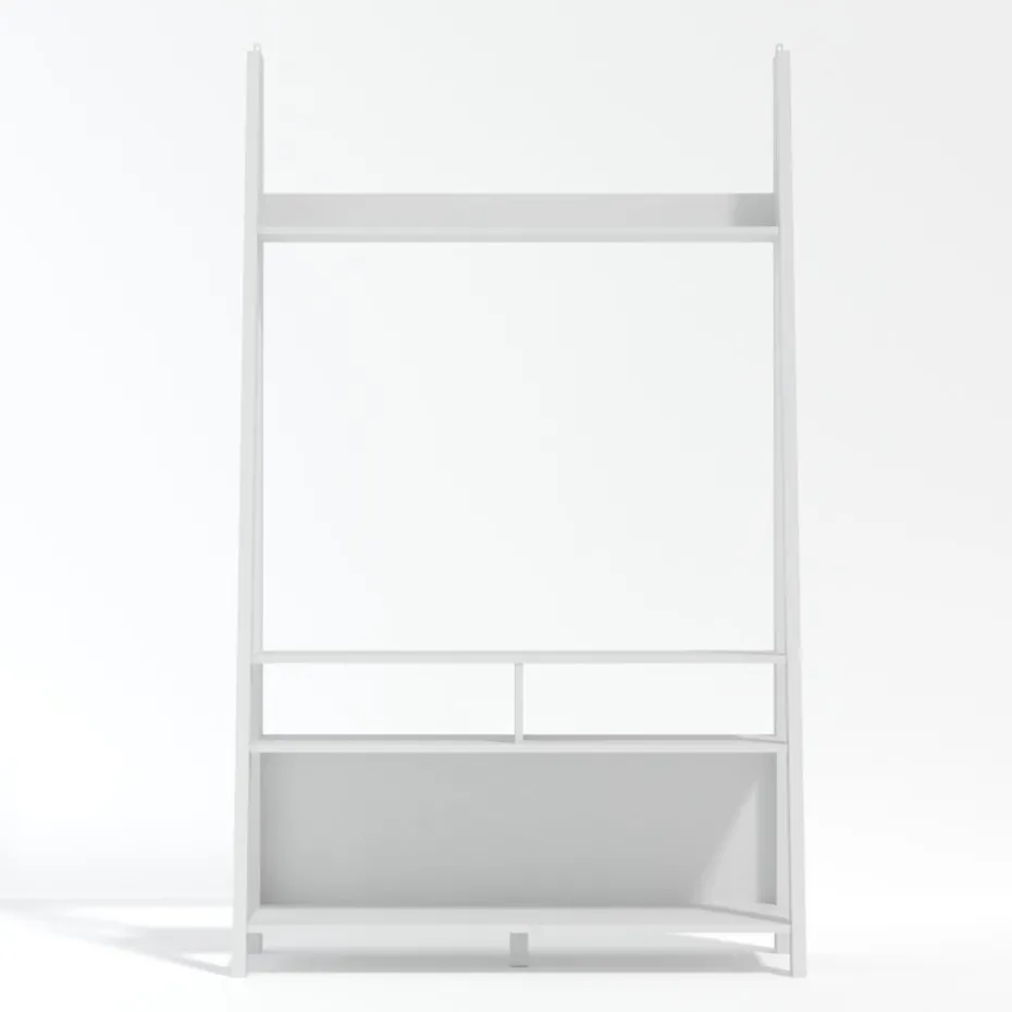 LPD Furniture Tiva Ladder TV Unit White (1754x386x1050mm)