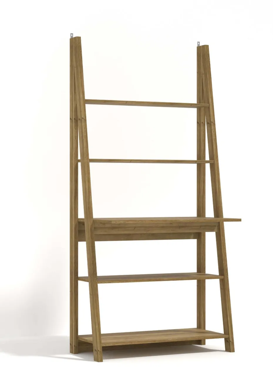 LPD Furniture Tiva Ladder Desk Oak (1754x500x840mm)