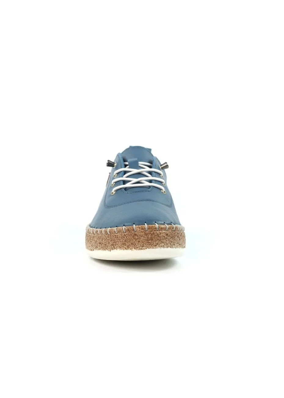 Lunar Denim Blue Evie Plimsoll