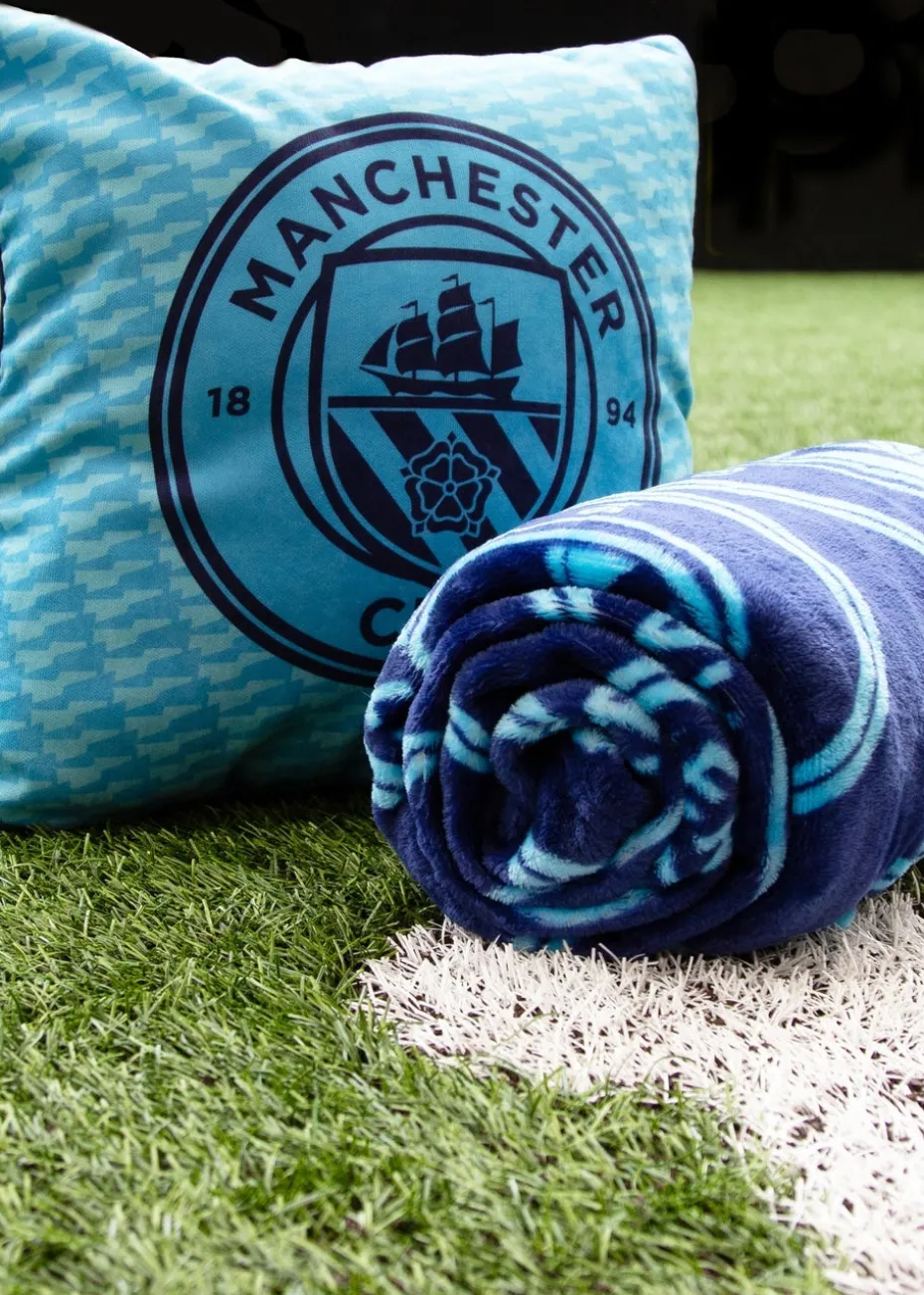 Man City FC Crestcol Square Cushion (40cm x 40cm)