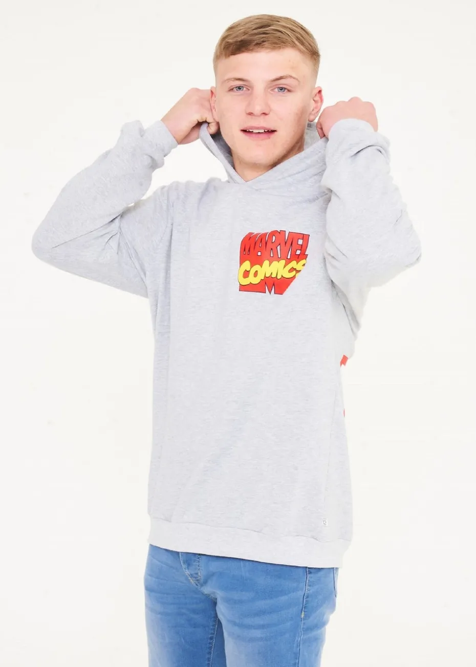Marvel Mens Grey Hoody