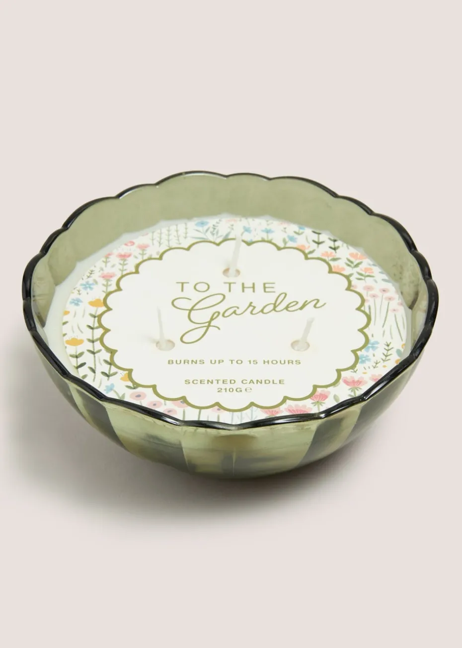 Meadow Scallop Edge Candle