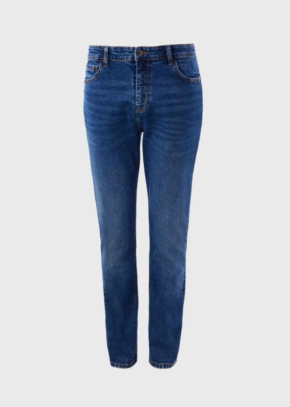 Mid Wash Slim Fit Jeans