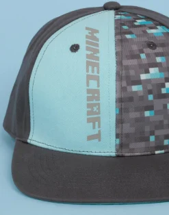Minecraft Grey Diamond Ore Kids Youth Snapback Cap
