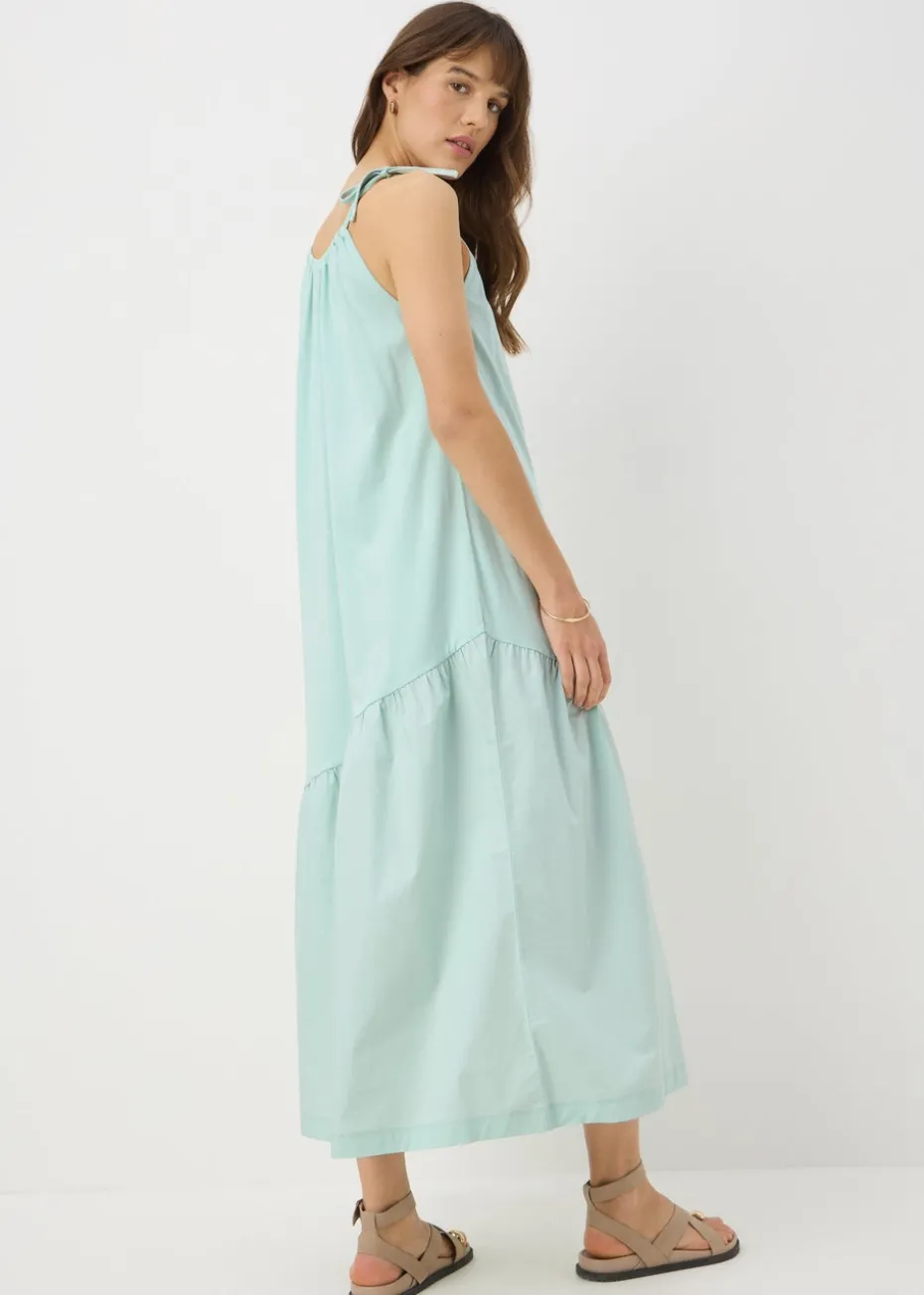 Mint Asymmetric Tiered Cami Maxi Dress