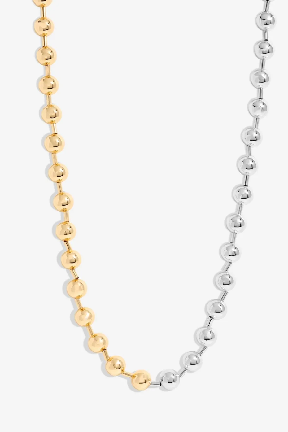 Mood Two Tone Ball Chain Allway Necklace