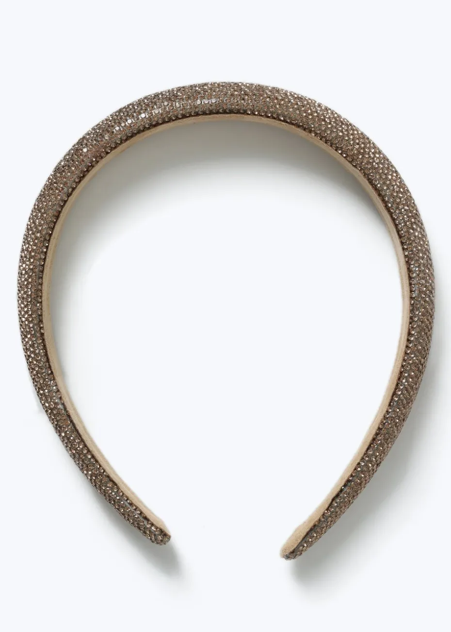 Muse Bronze Rhinestone Headband