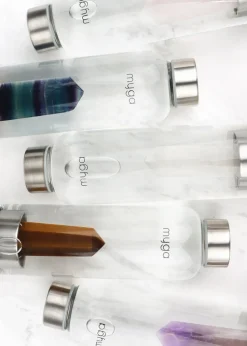 Myga Amethyst Crystal Water Bottle