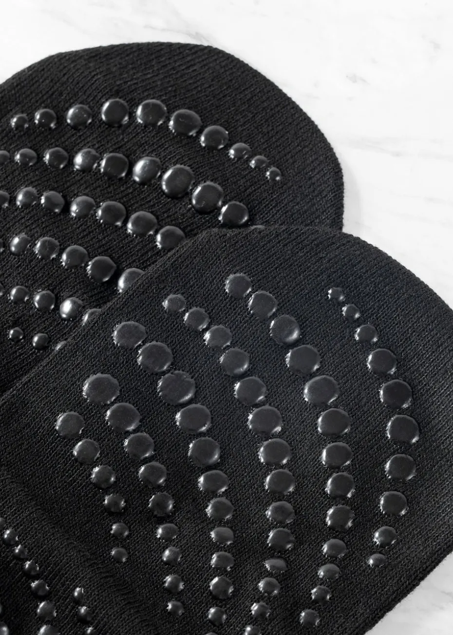 Myga Black Gripped Yoga Socks 3-Pack