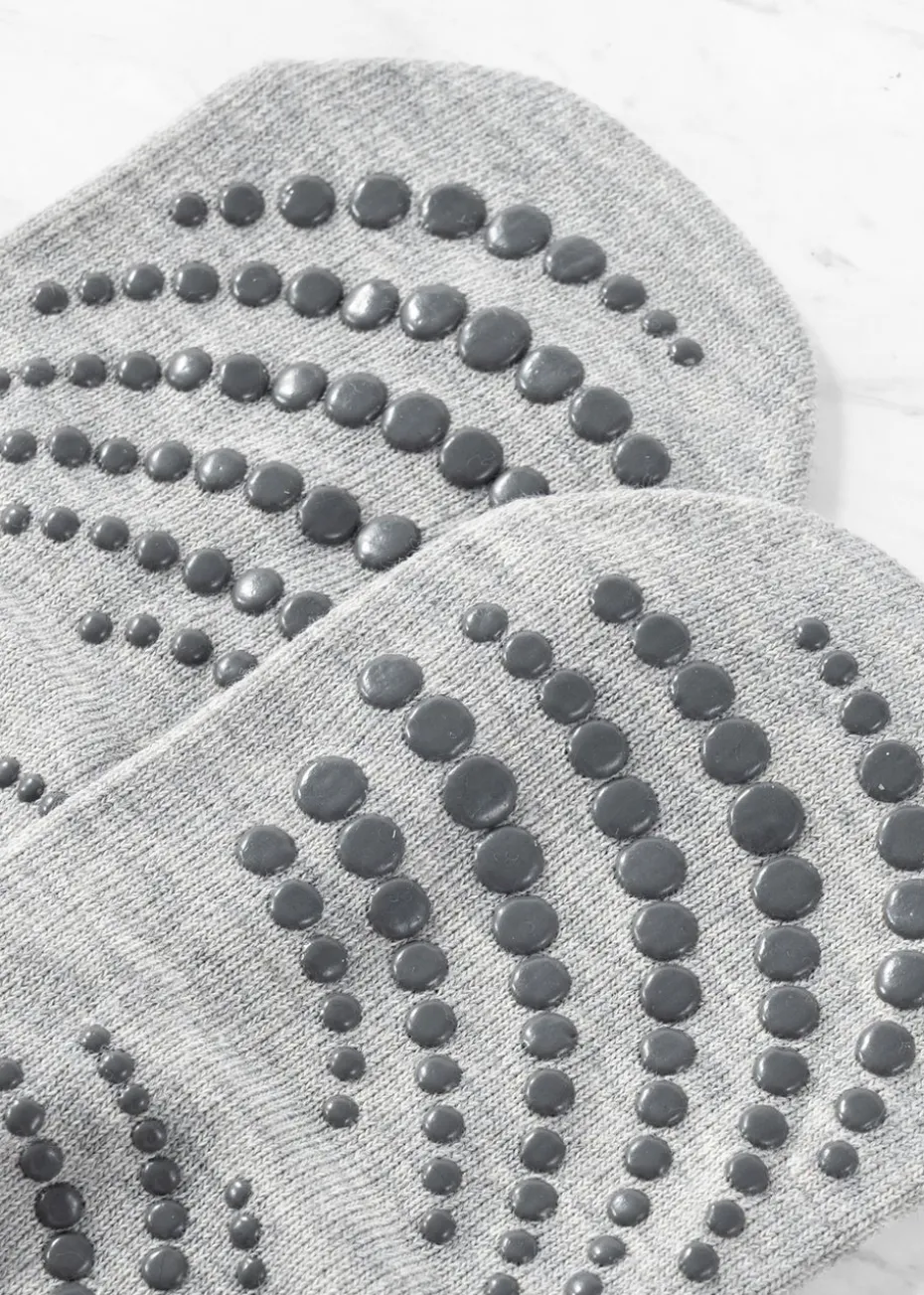 Myga Grey Gripped Yoga Socks 3-Pack