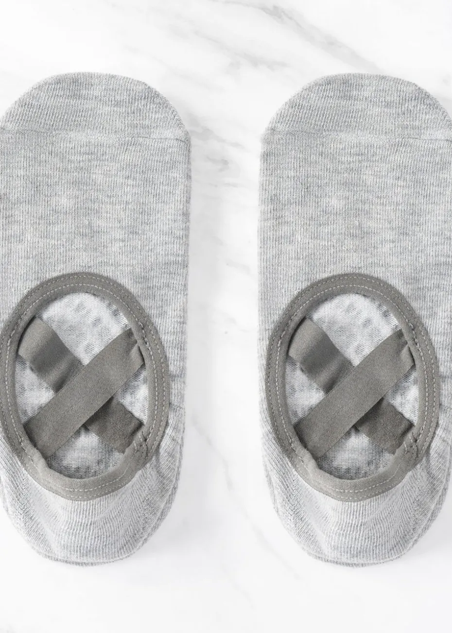 Myga Grey Gripped Yoga Socks 3-Pack