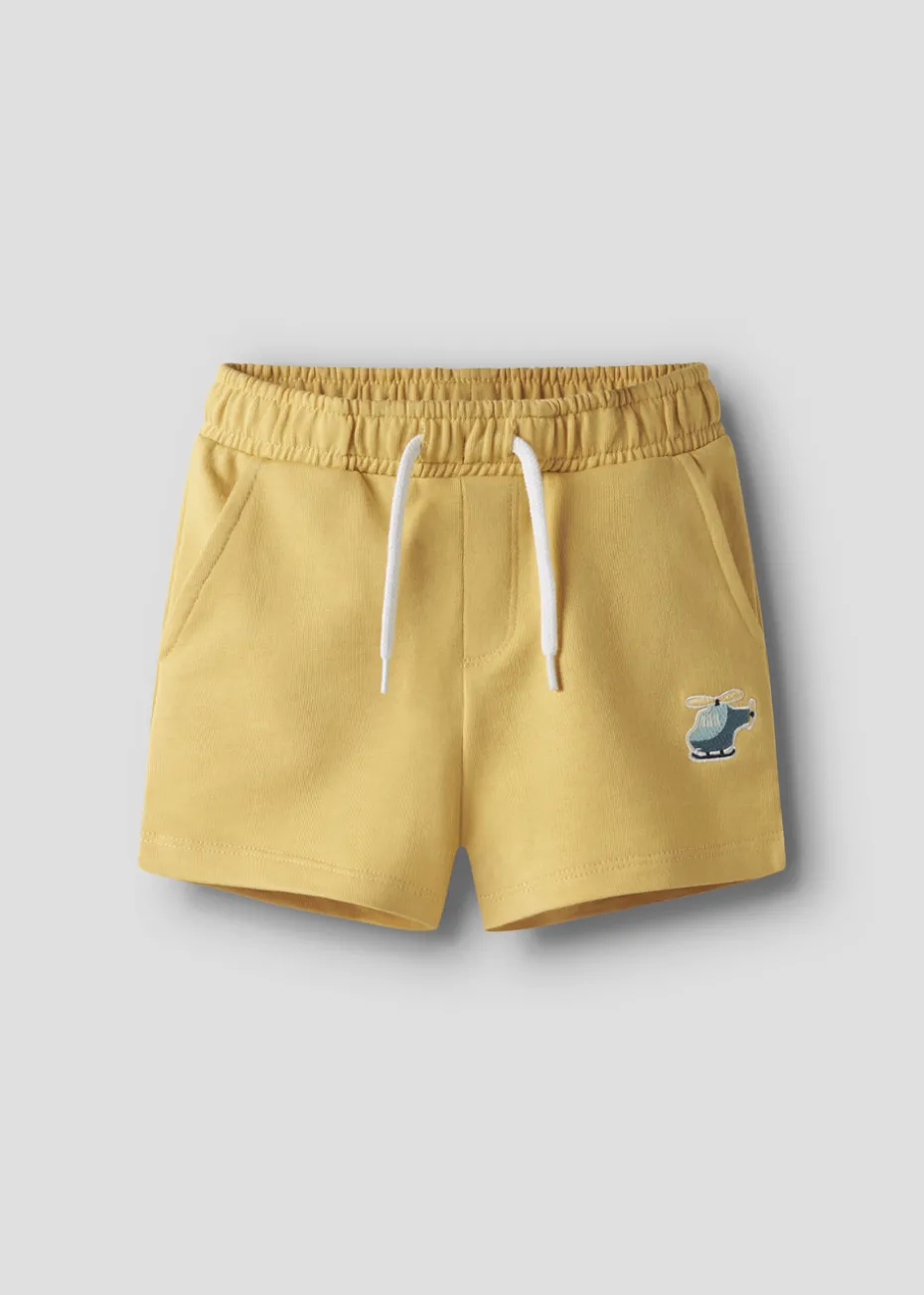 Name It Boys Yellow Helicopter Shorts (9mths-5yrs)